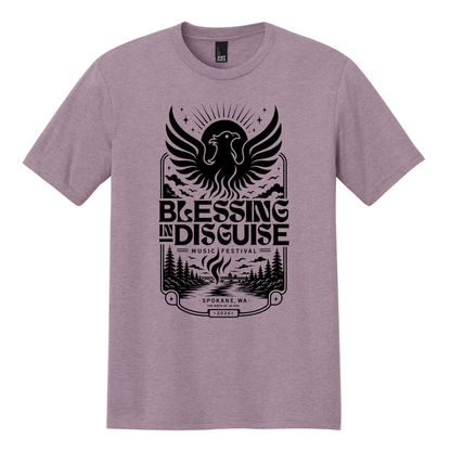 BID 2026 - District® Perfect Tri® Tee - HEATHERED LAVENDER