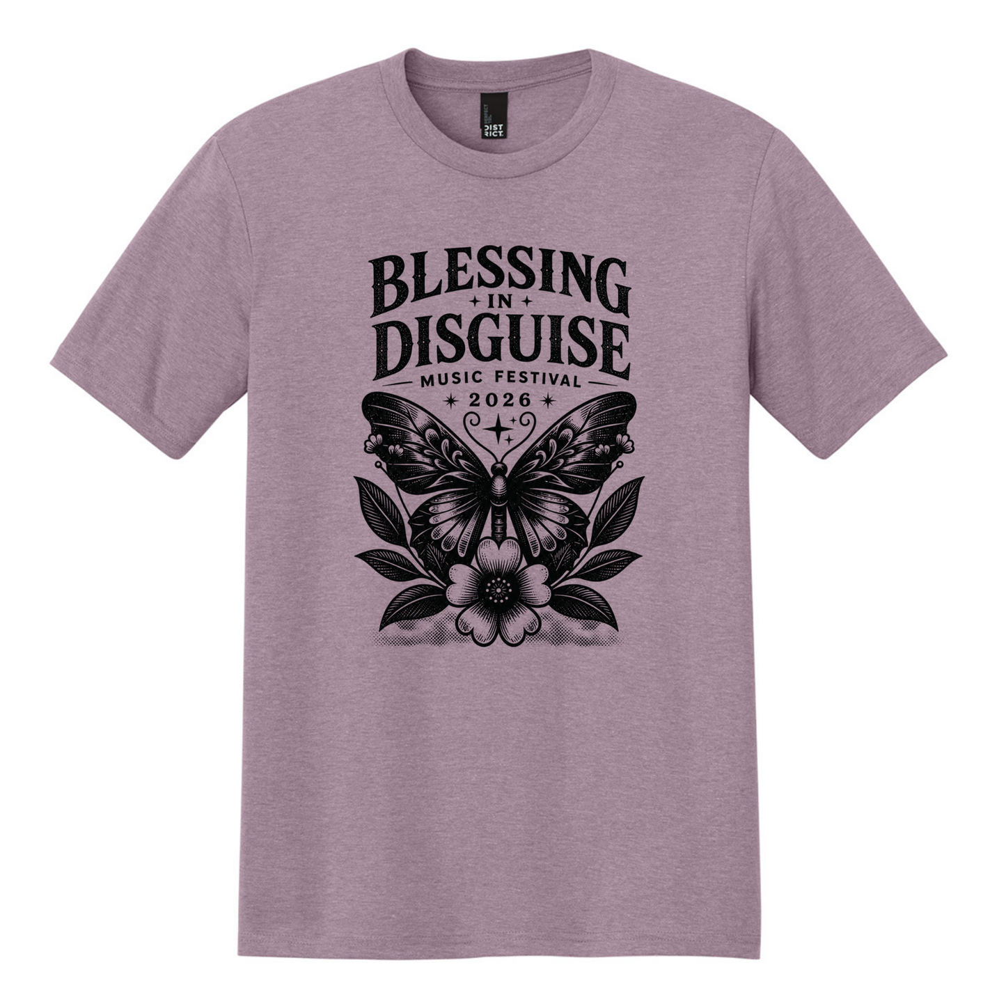BID 2026 - District® Perfect Tri® Tee - HEATHERED LAVENDER