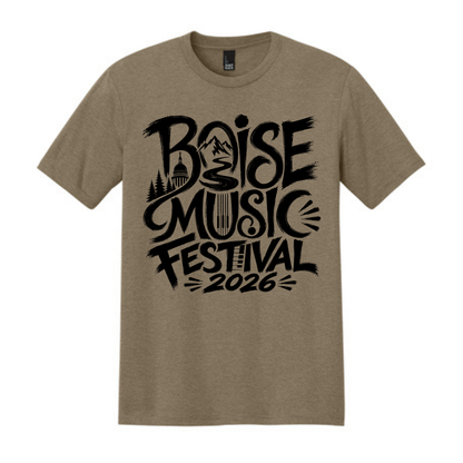 BMF 2026 - District® Perfect Tri® Tee - COYOTE BROWN