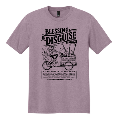 BID 2026 - District® Perfect Tri® Tee - HEATHERED LAVENDER