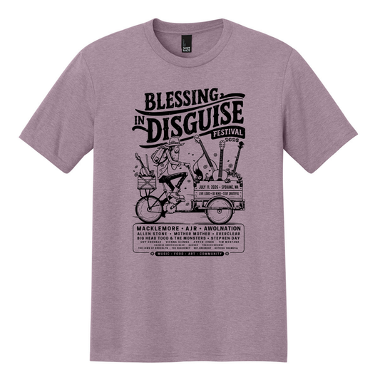 BID 2026 - District® Perfect Tri® Tee - HEATHERED LAVENDER