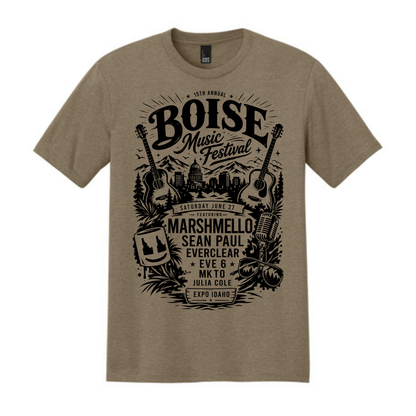 BMF 2026 - District® Perfect Tri® Tee - COYOTE BROWN
