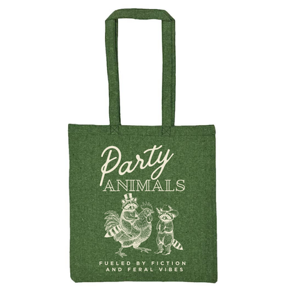 Lightweight Recycled Canvas Tote Bag - HEATHER GREEN