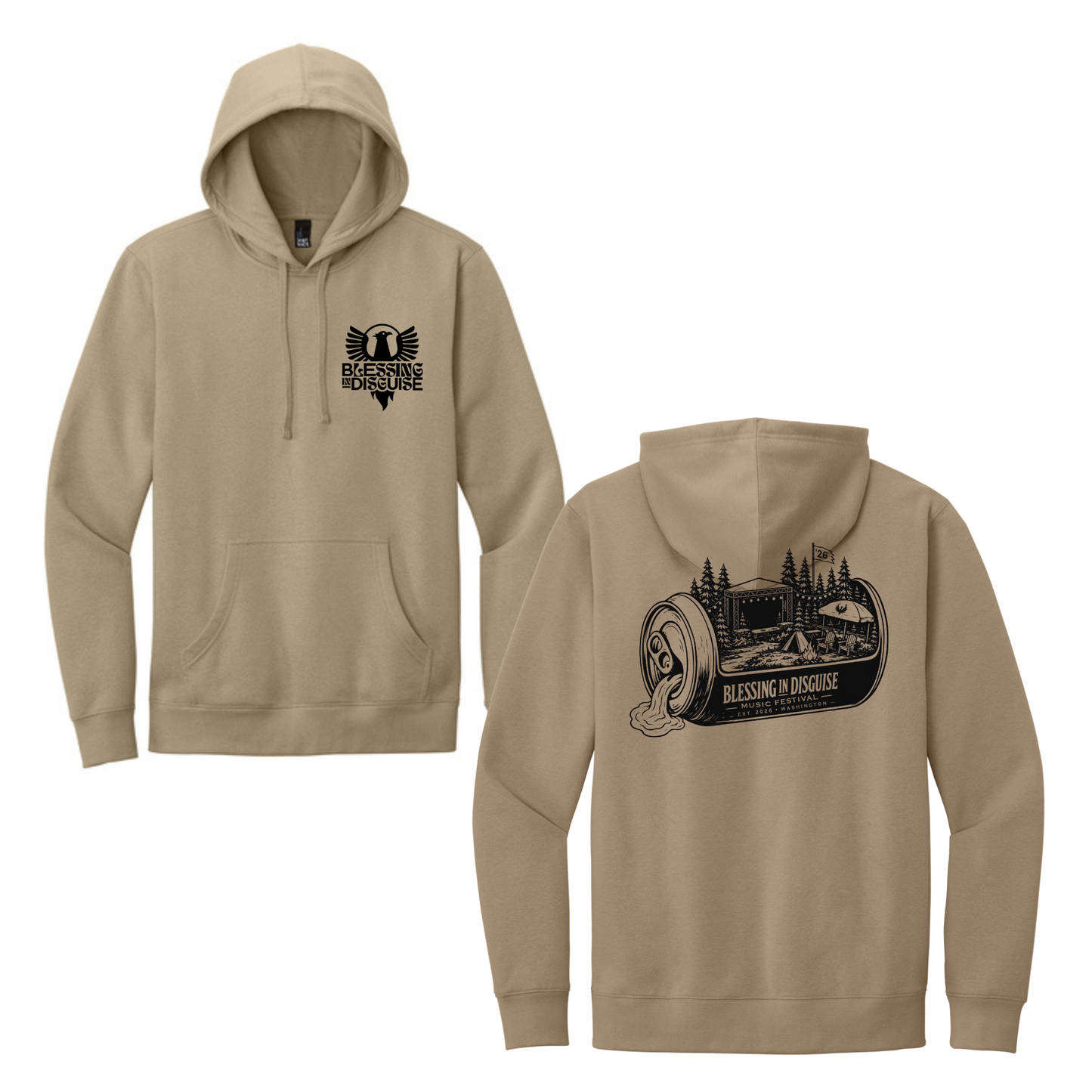 BID 2026 - District® V.I.T.™ Fleece Hoodie - DESERT TAN