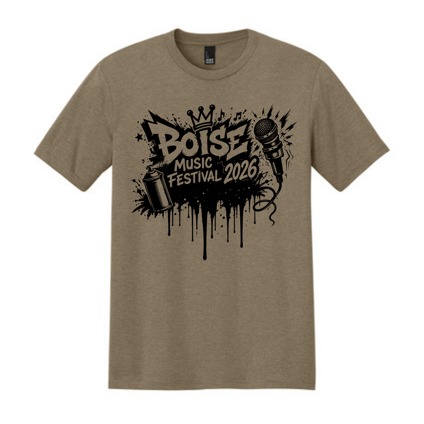 BMF 2026 - District® Perfect Tri® Tee - COYOTE BROWN