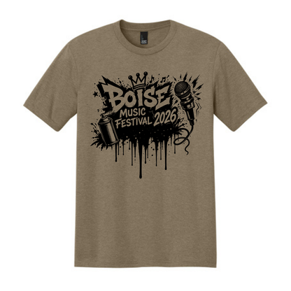 BMF 2026 - District® Perfect Tri® Tee - COYOTE BROWN