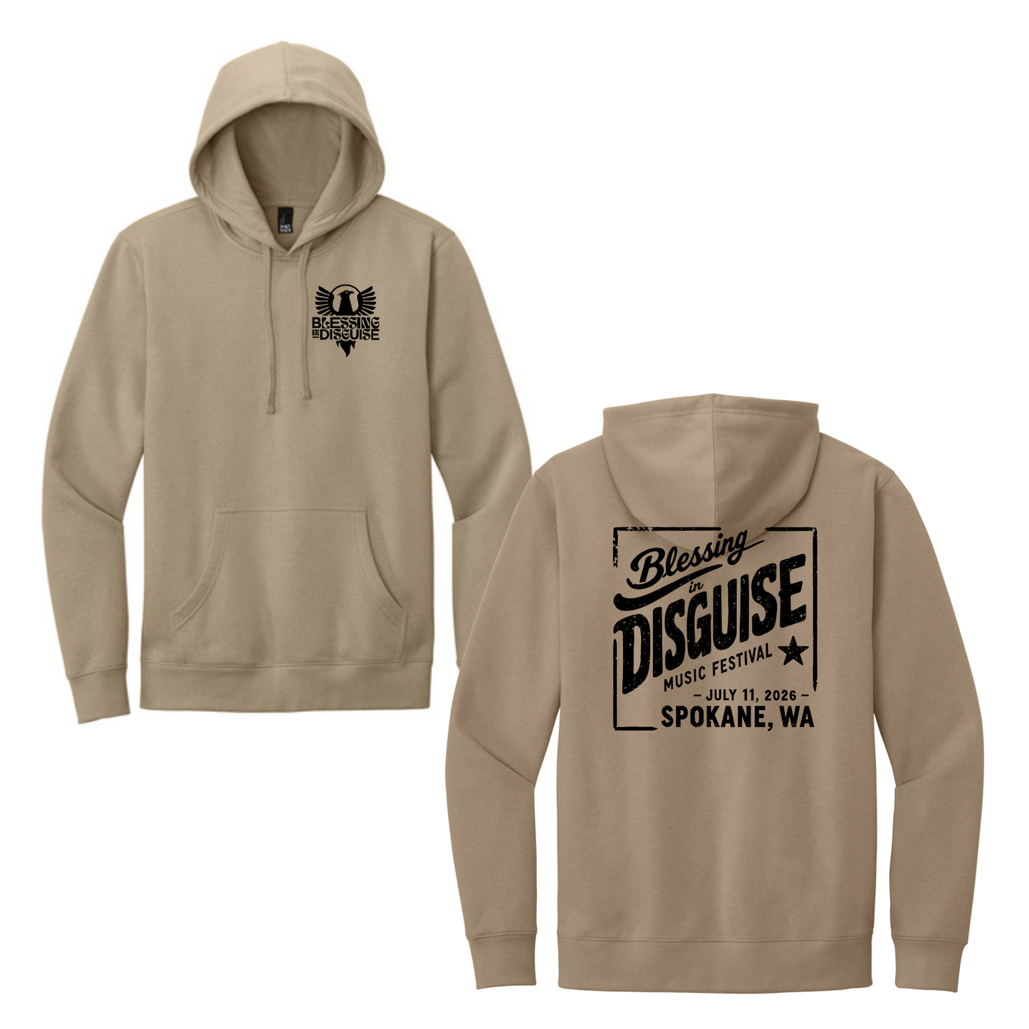 BID 2026 - District® V.I.T.™ Fleece Hoodie - DESERT TAN