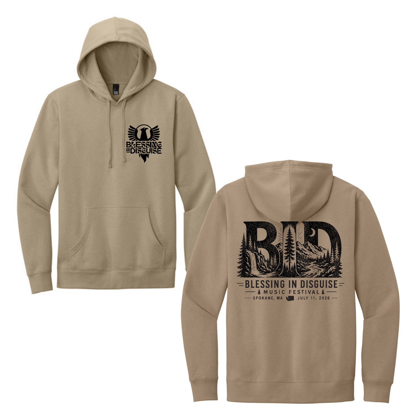 BID 2026 - District® V.I.T.™ Fleece Hoodie - DESERT TAN