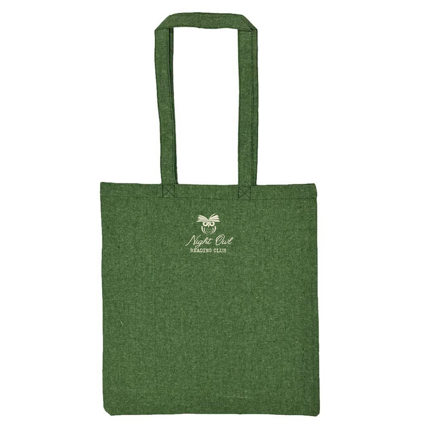 Lightweight Recycled Canvas Tote Bag - HEATHER GREEN