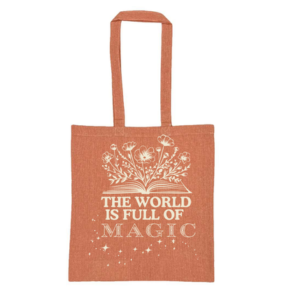 Lightweight Recycled Canvas Tote Bag - HEATHER ORANGE