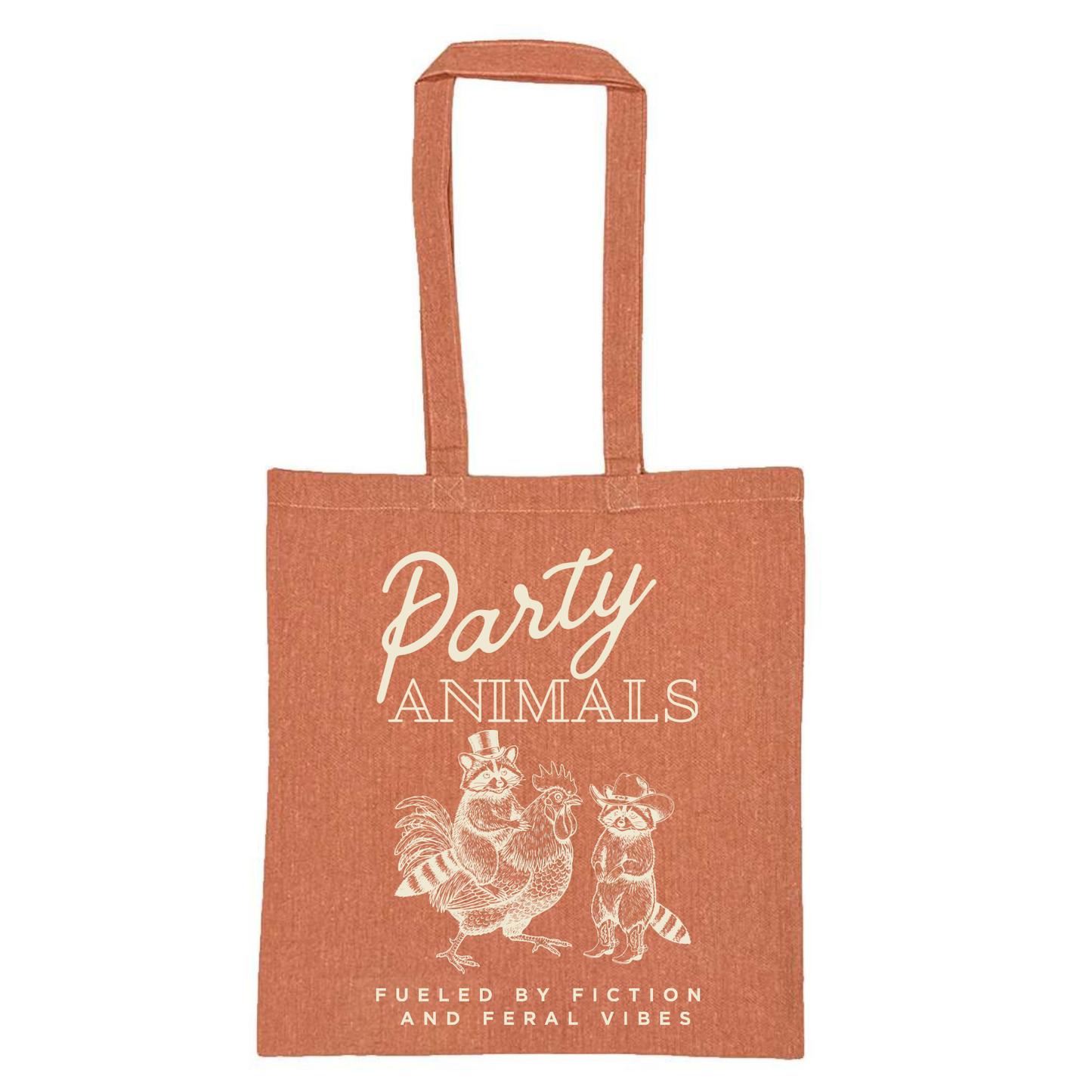 Lightweight Recycled Canvas Tote Bag - HEATHER ORANGE