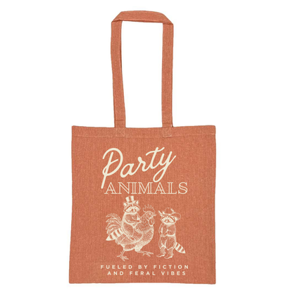 Lightweight Recycled Canvas Tote Bag - HEATHER ORANGE