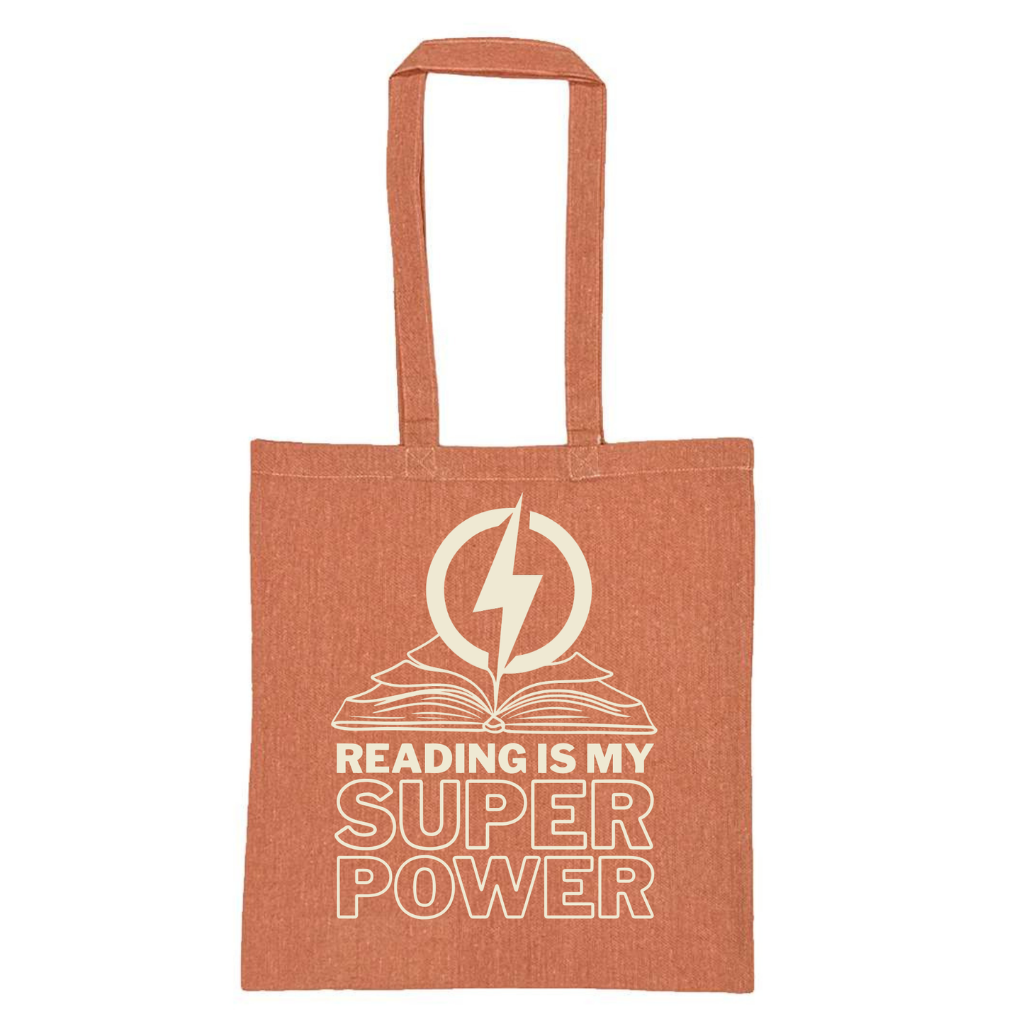 Lightweight Recycled Canvas Tote Bag - HEATHER ORANGE