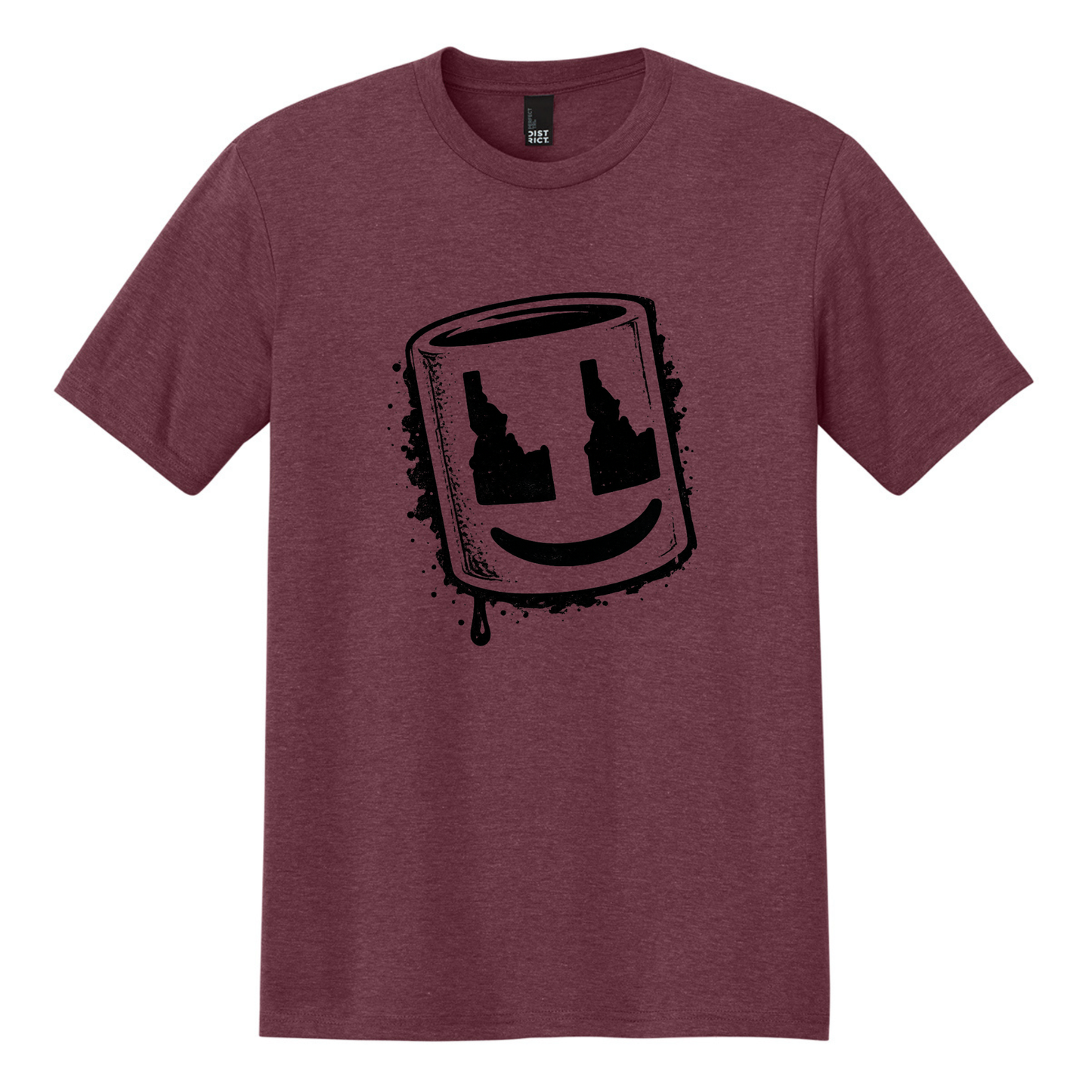 BMF 2026 - District® Perfect Tri® Tee - MAROON FROST