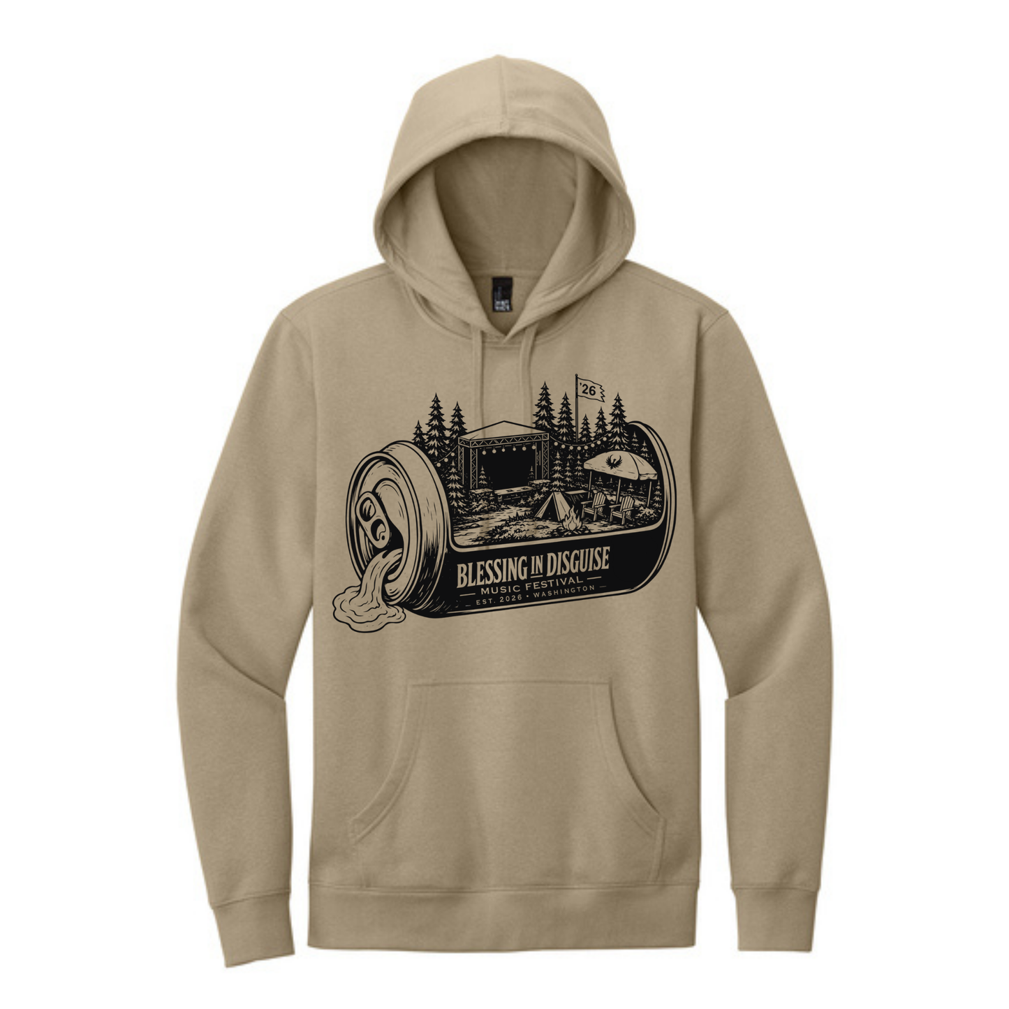 BID 2026 - District® V.I.T.™ Fleece Hoodie - DESERT TAN