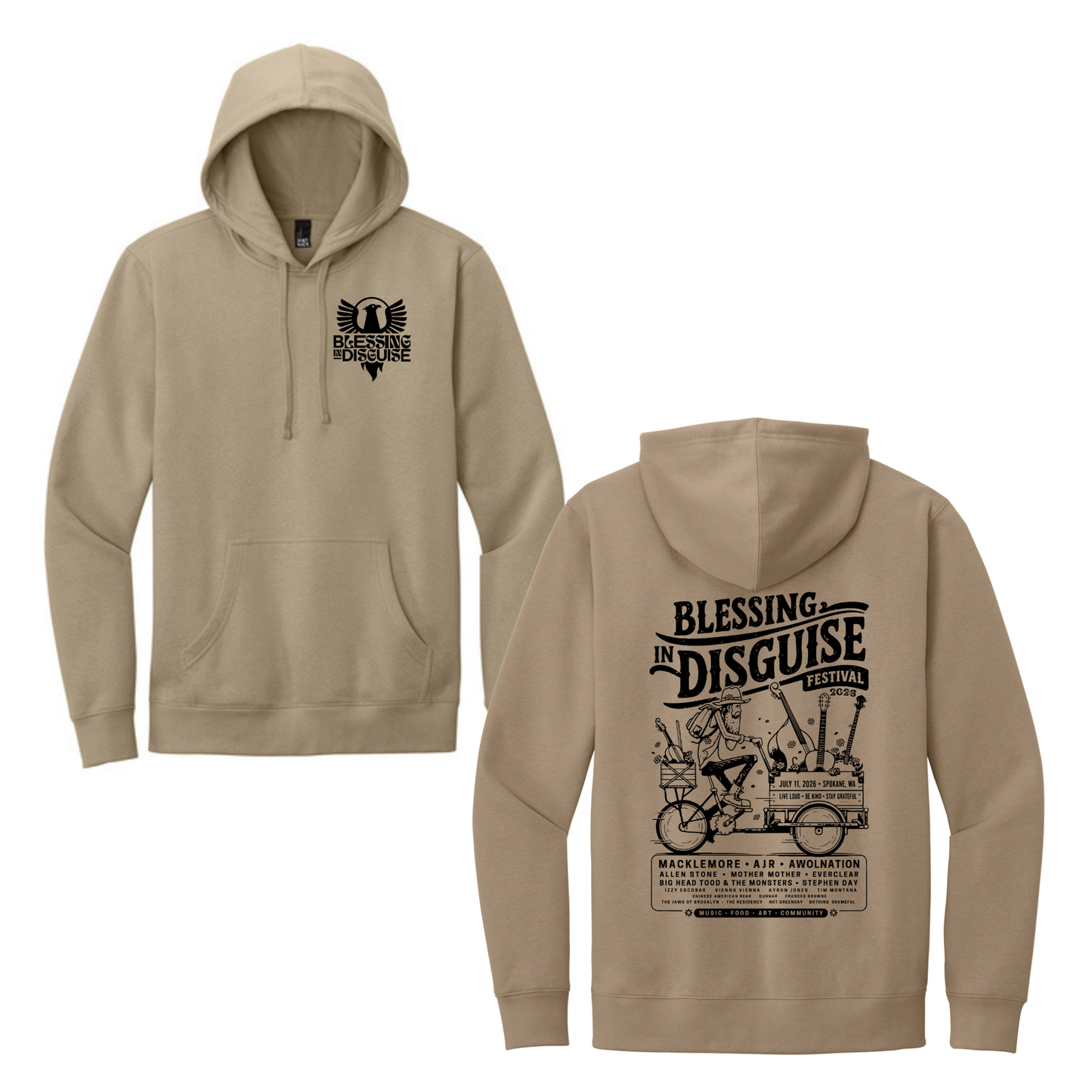 BID 2026 - District® V.I.T.™ Fleece Hoodie - DESERT TAN