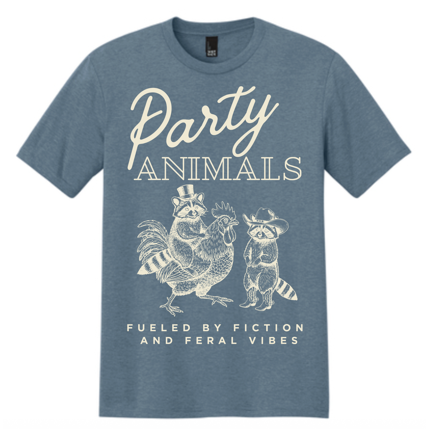 District® Perfect Tri® Tee - FLINT HEATHER BLUE