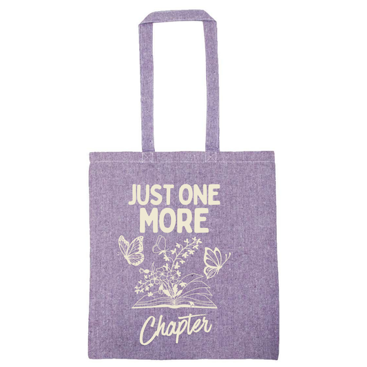 Lightweight Recycled Canvas Tote Bag - HEATHER PURPLE