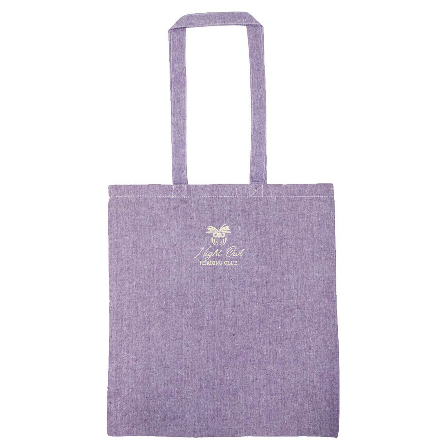 Lightweight Recycled Canvas Tote Bag - HEATHER PURPLE