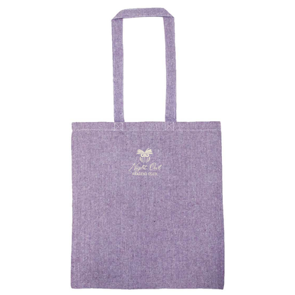 Lightweight Recycled Canvas Tote Bag - HEATHER PURPLE