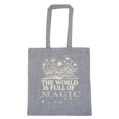 Lightweight Recycled Canvas Tote Bag - HEATHER CHARCOAL