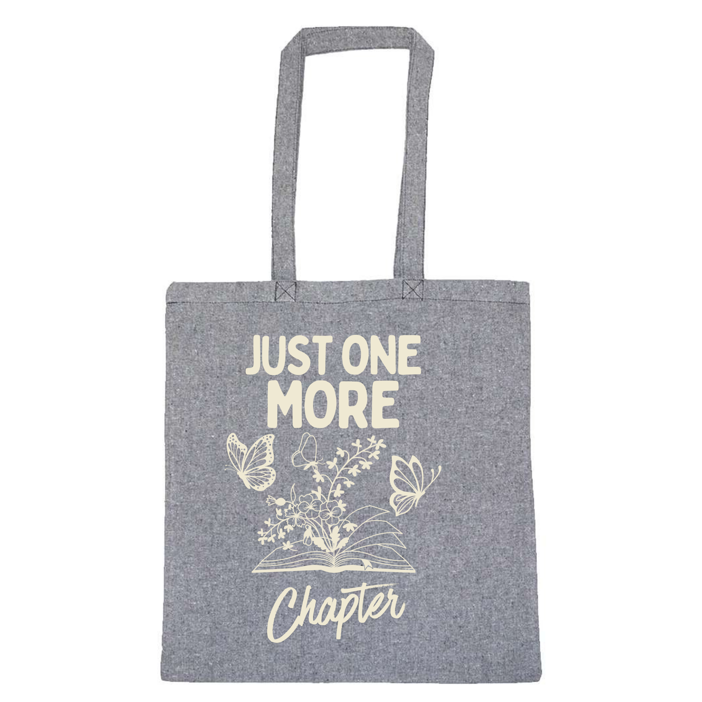 Lightweight Recycled Canvas Tote Bag - HEATHER CHARCOAL