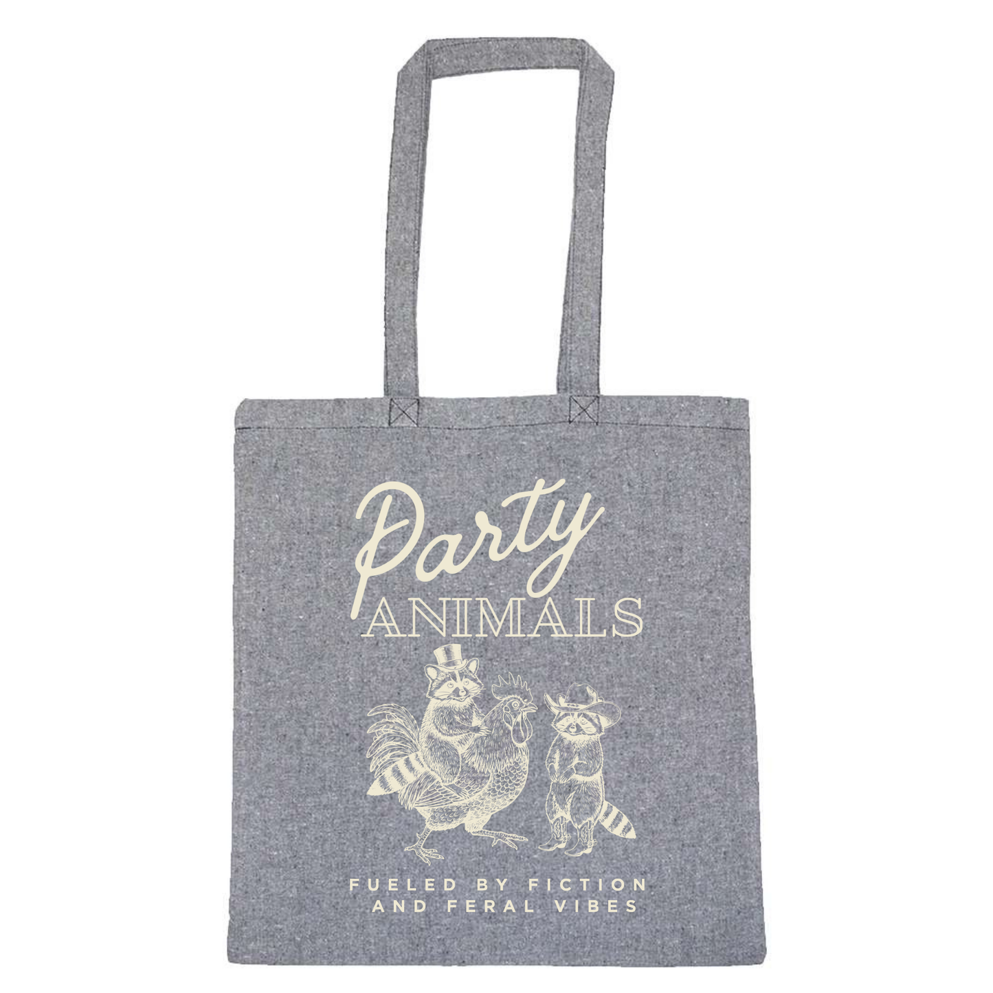 Lightweight Recycled Canvas Tote Bag - HEATHER CHARCOAL