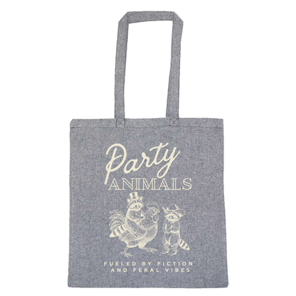 Lightweight Recycled Canvas Tote Bag - HEATHER CHARCOAL