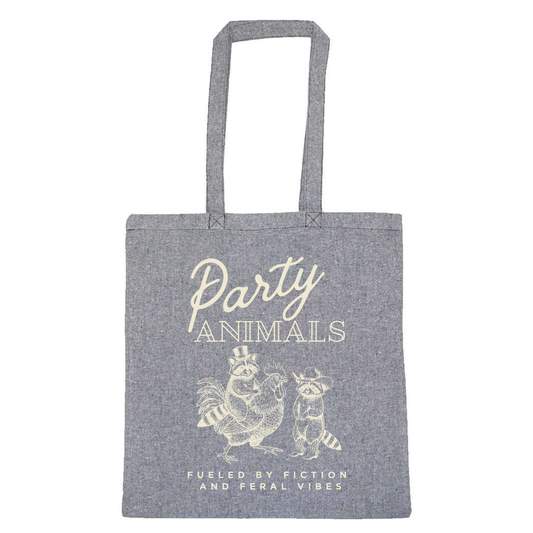 Lightweight Recycled Canvas Tote Bag - HEATHER CHARCOAL