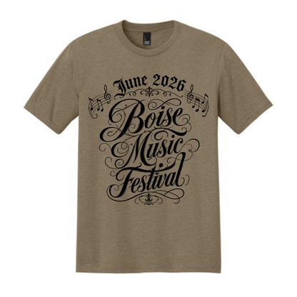 BMF 2026 - District® Perfect Tri® Tee - COYOTE BROWN