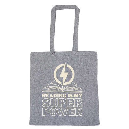 Lightweight Recycled Canvas Tote Bag - HEATHER CHARCOAL