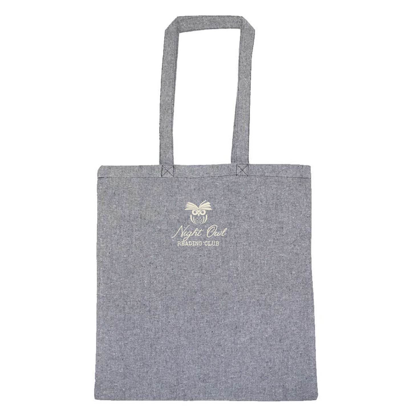 Lightweight Recycled Canvas Tote Bag - HEATHER CHARCOAL