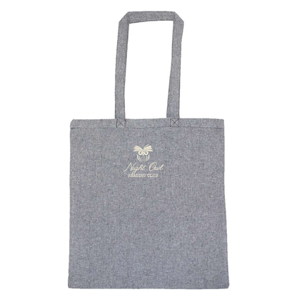 Lightweight Recycled Canvas Tote Bag - HEATHER CHARCOAL