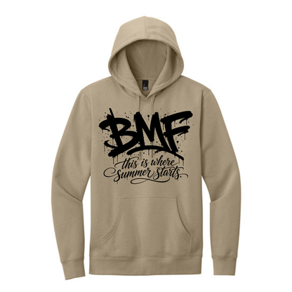 BMF 2026 - District® V.I.T.™ Fleece Hoodie - DESERT TAN
