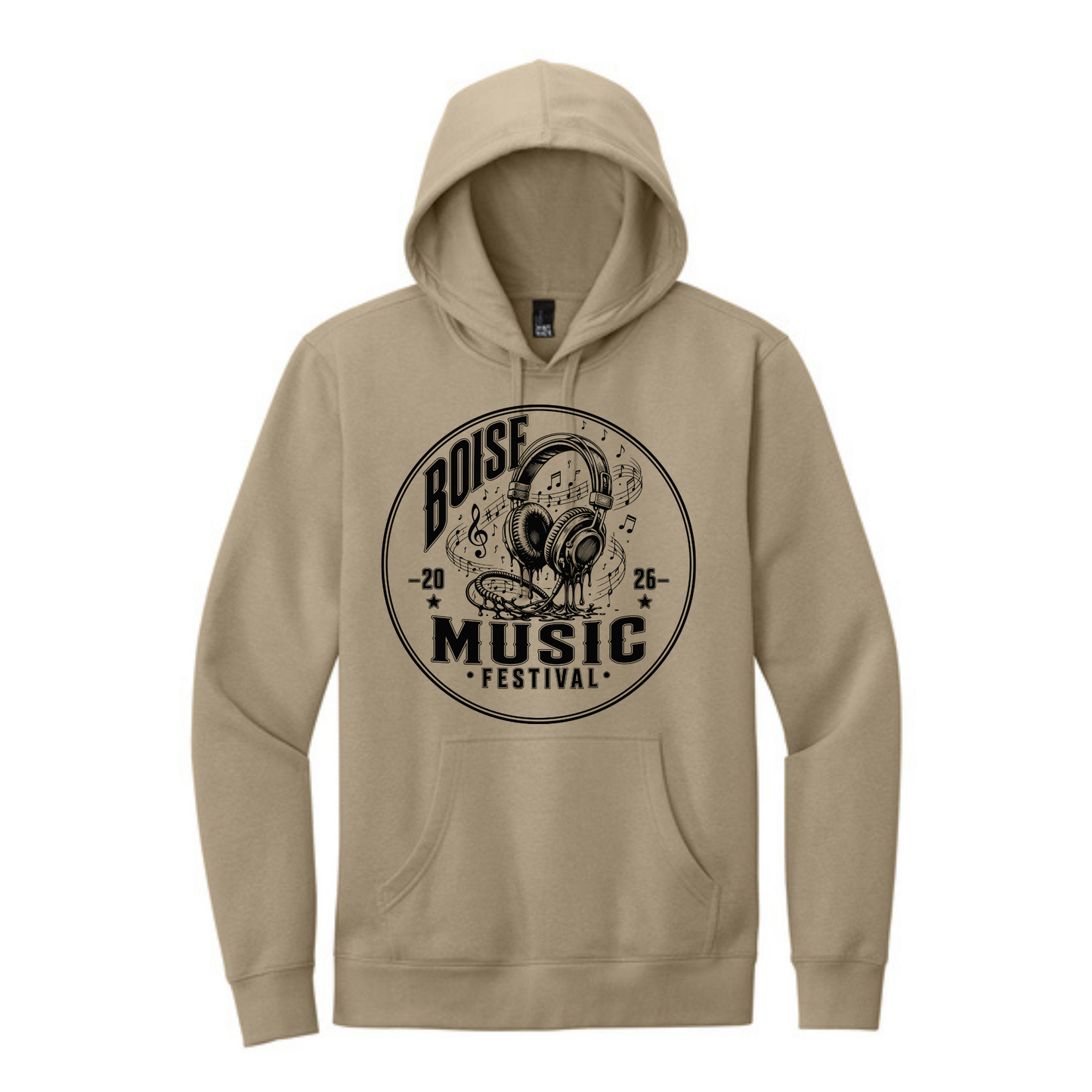 BMF 2026 - District® V.I.T.™ Fleece Hoodie - DESERT TAN