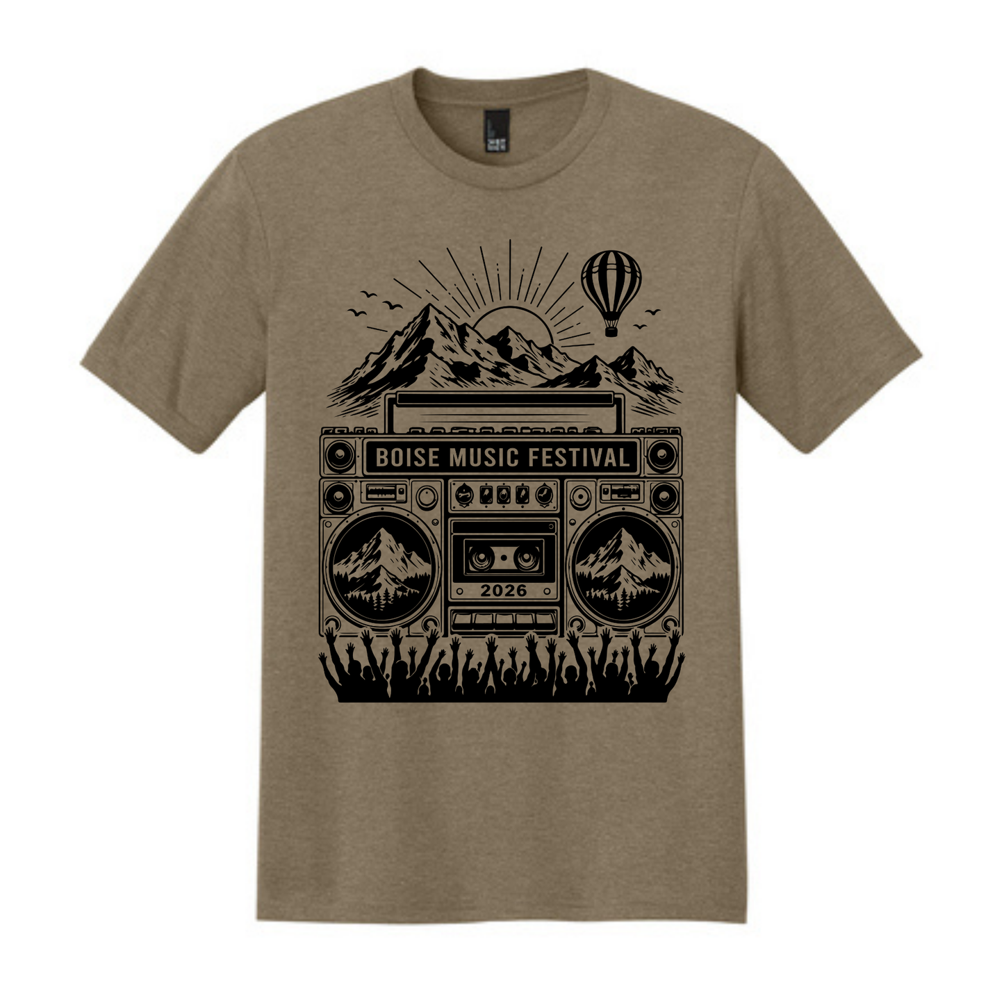 BMF 2026 - District® Perfect Tri® Tee - COYOTE BROWN