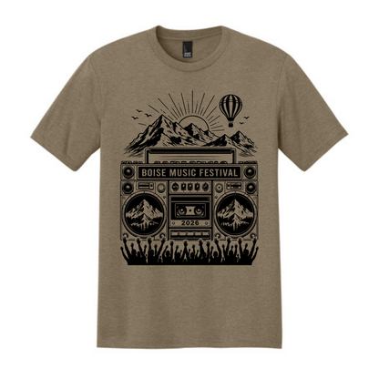 BMF 2026 - District® Perfect Tri® Tee - COYOTE BROWN