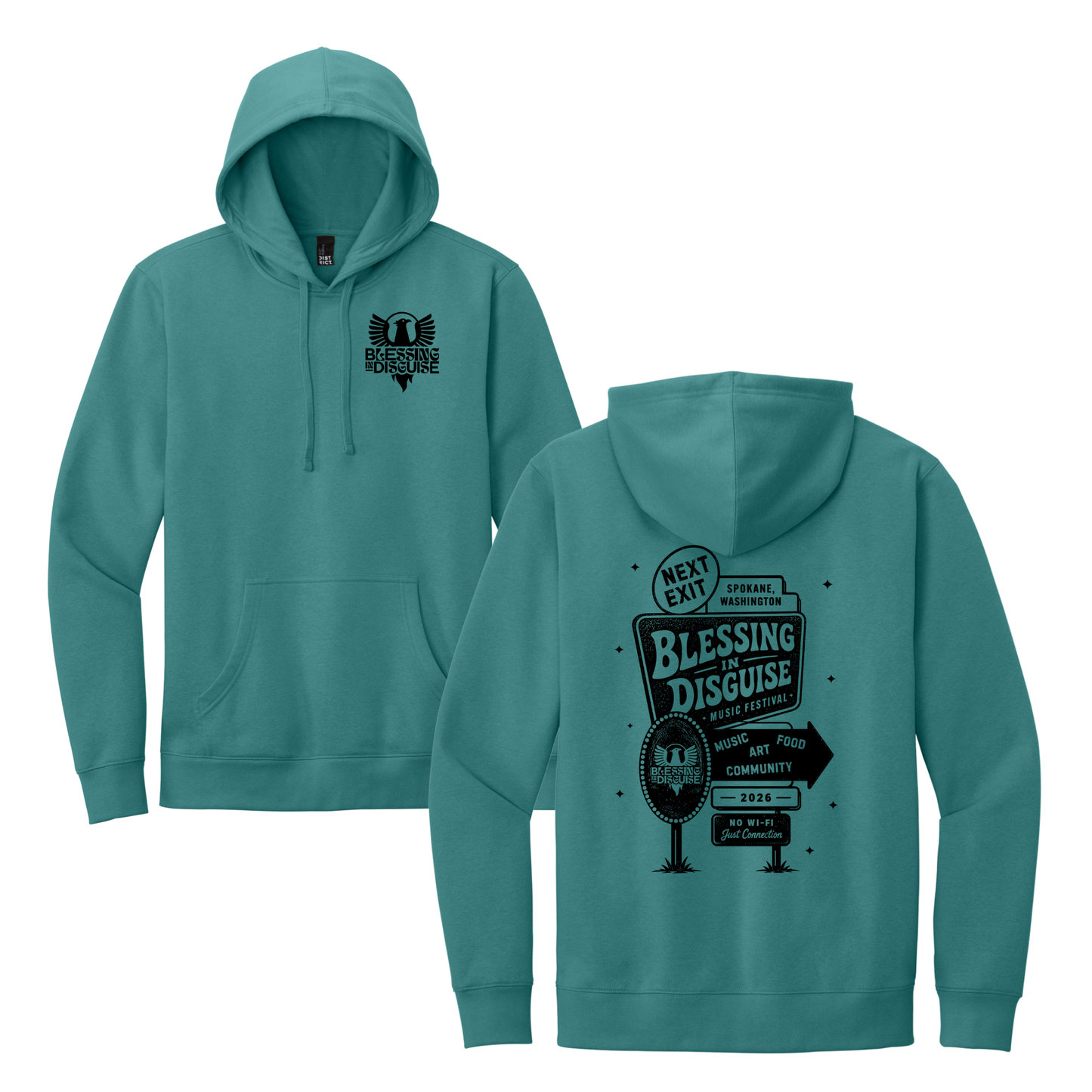 BID 2026 - District® V.I.T.™ Fleece Hoodie - EUCALYPTUS