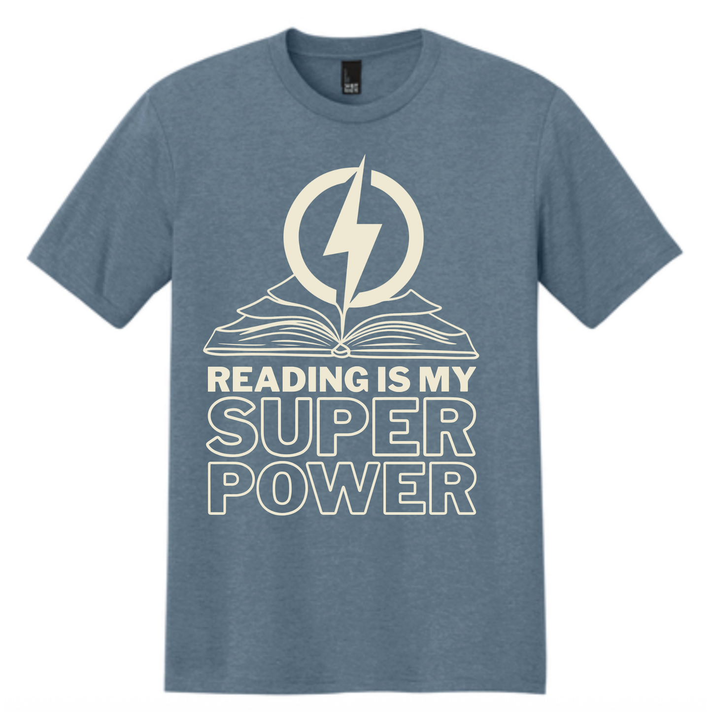 District® Perfect Tri® Tee - FLINT HEATHER BLUE