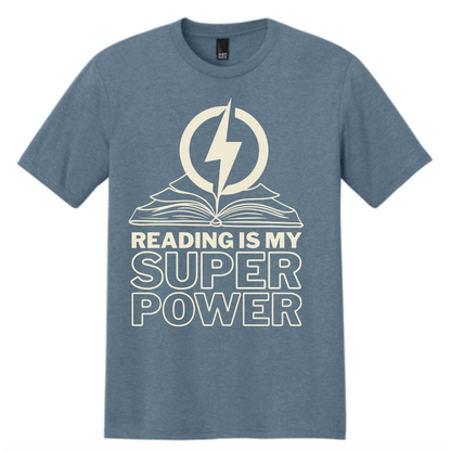 District® Perfect Tri® Tee - FLINT HEATHER BLUE