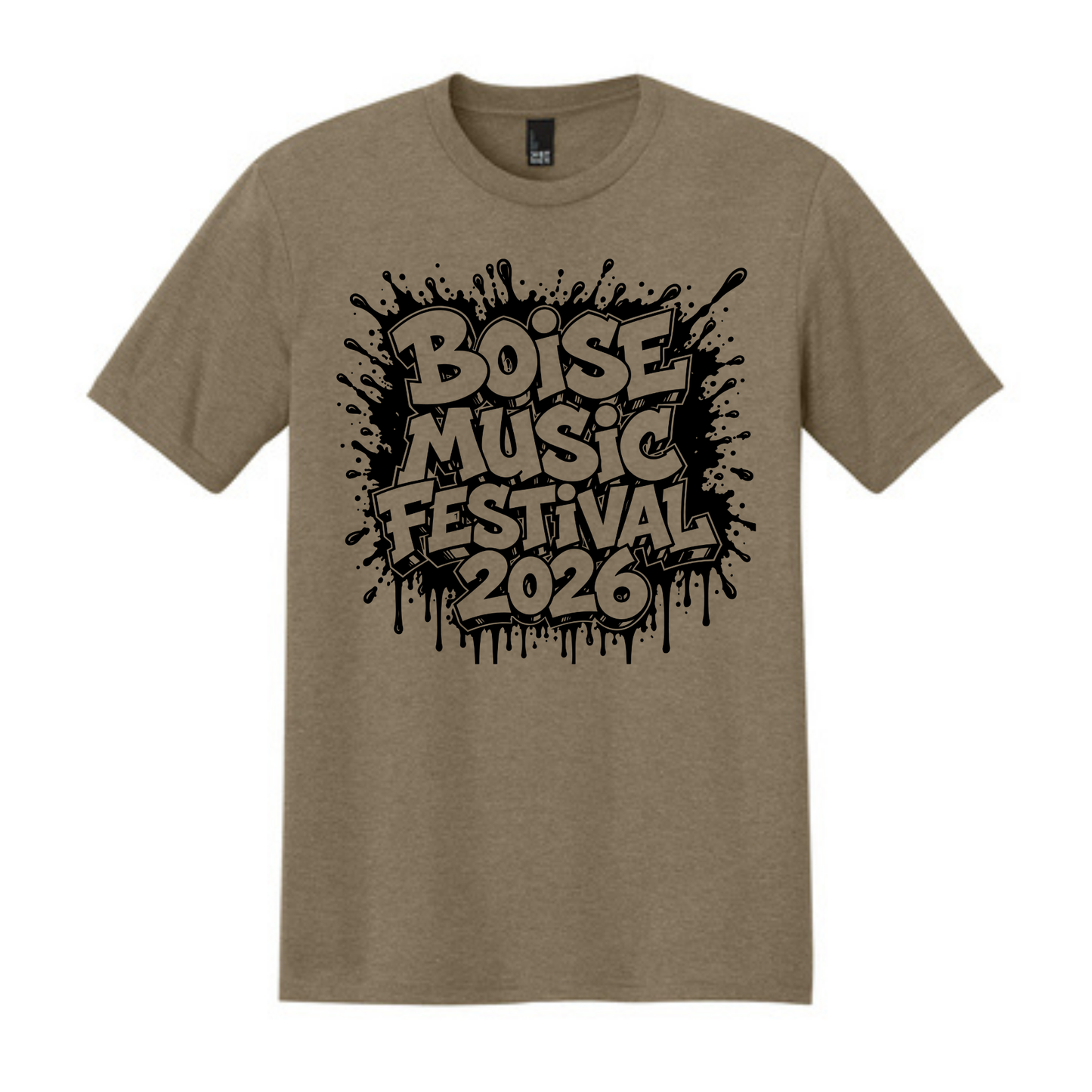BMF 2026 - District® Perfect Tri® Tee - COYOTE BROWN