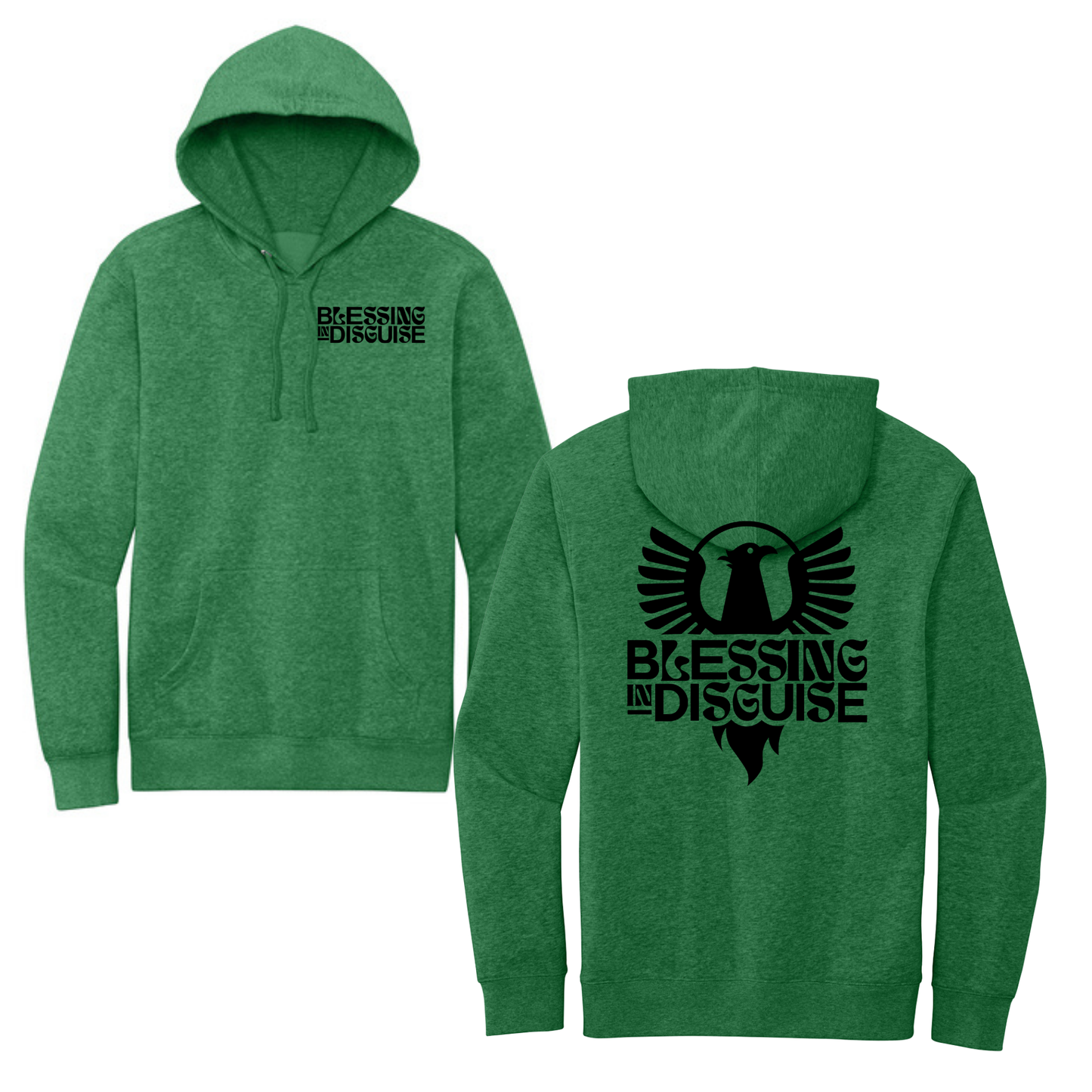 BID 2026 - District® V.I.T.™ Fleece Hoodie - KELLY GREEN