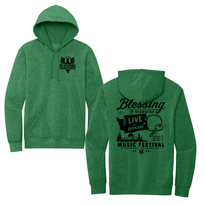 BID 2026 - District® V.I.T.™ Fleece Hoodie - KELLY GREEN