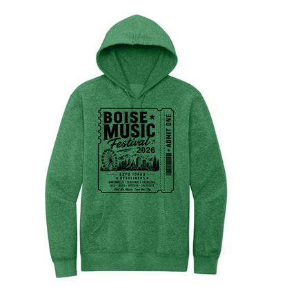 BMF 2026 - District® V.I.T.™ Fleece Hoodie - KELLY GREEN
