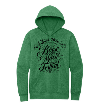 BMF 2026 - District® V.I.T.™ Fleece Hoodie - KELLY GREEN