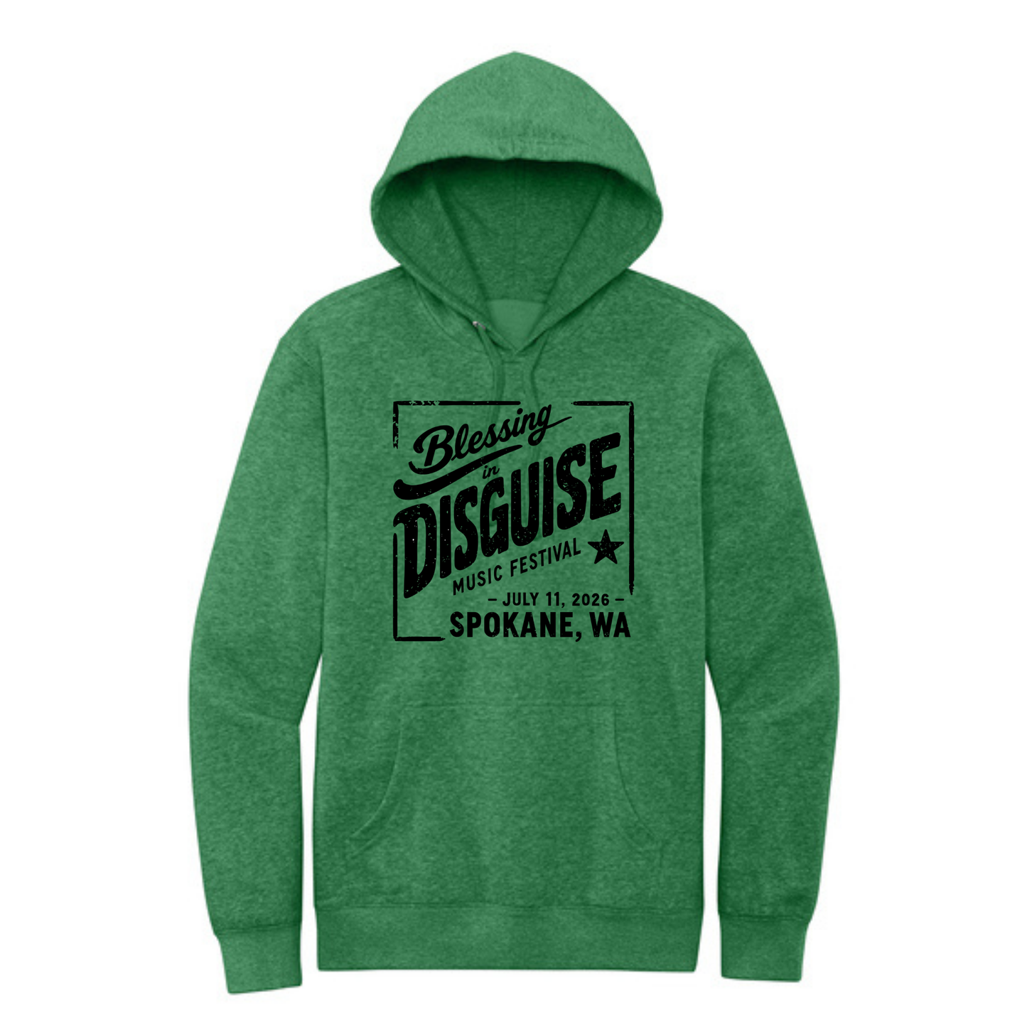 BID 2026 - District® V.I.T.™ Fleece Hoodie - KELLY GREEN