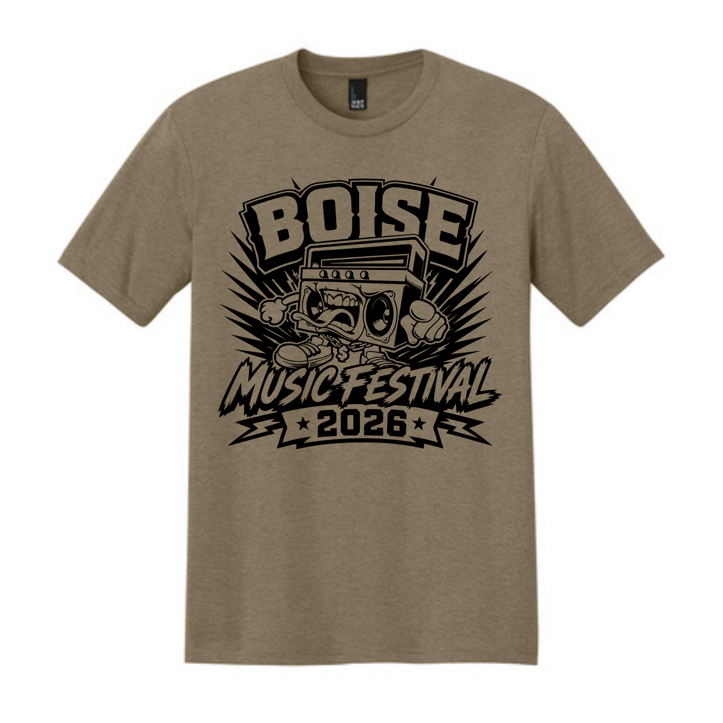 BMF 2026 - District® Perfect Tri® Tee - COYOTE BROWN