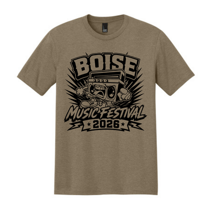BMF 2026 - District® Perfect Tri® Tee - COYOTE BROWN