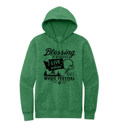 BID 2026 - District® V.I.T.™ Fleece Hoodie - KELLY GREEN