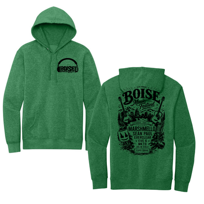 BMF 2026 - District® V.I.T.™ Fleece Hoodie - KELLY GREEN